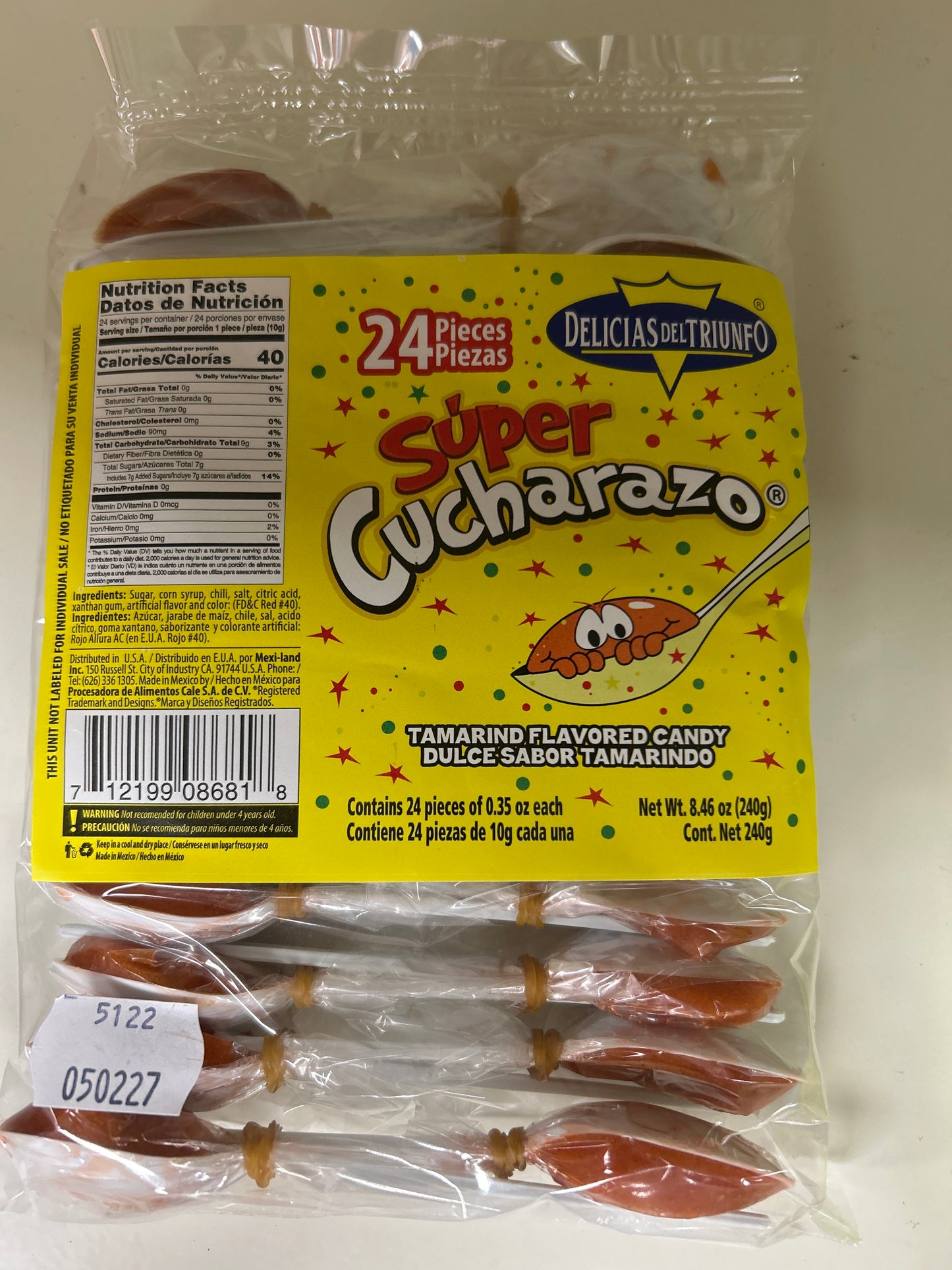 Delicias Super Cucharazo 24ct