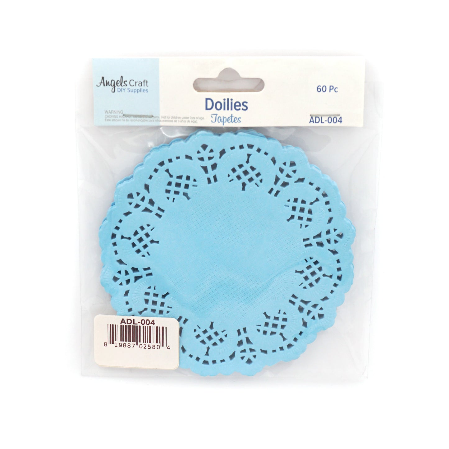 Round Paper Doilies Baby Blue