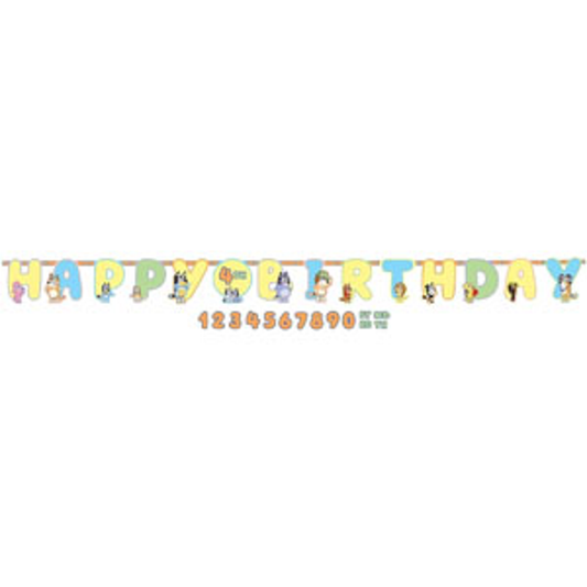 Banner Jumbo Letter Bluey
