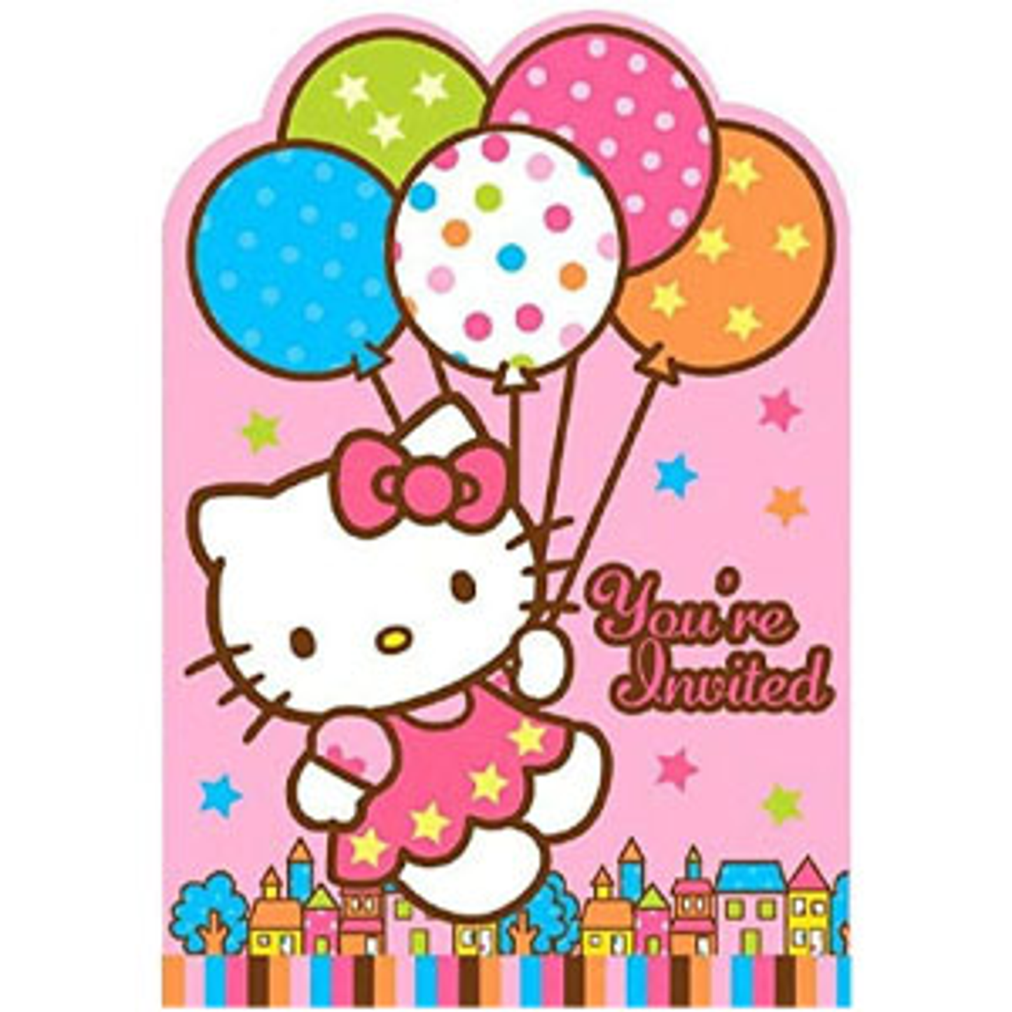 Invitación Hello Kitty