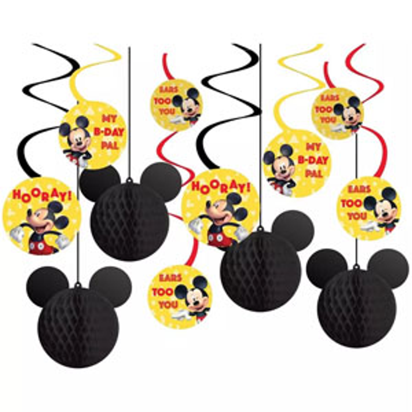 Hanging Decoration Mickey 12pc