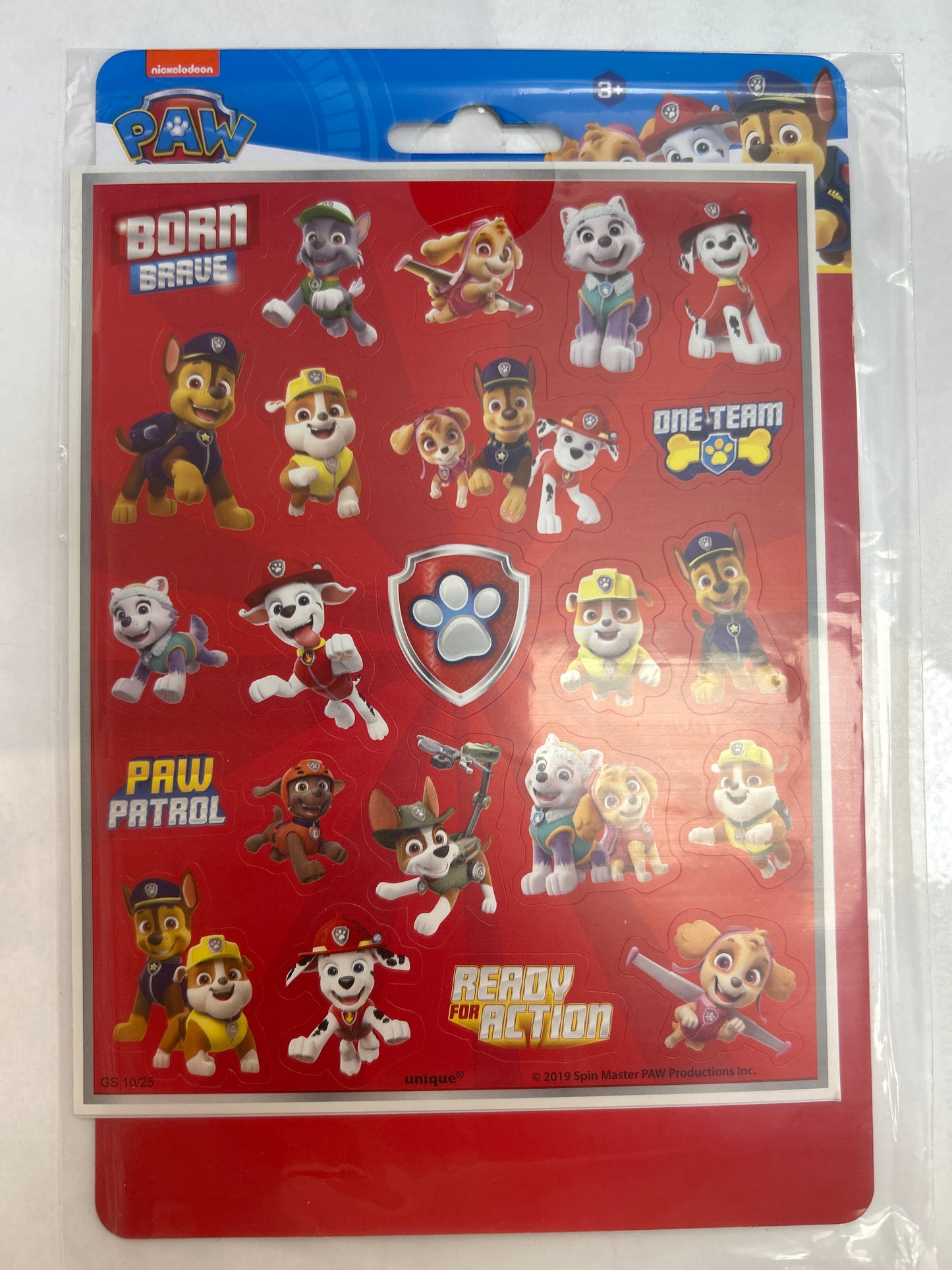 Paw Patrol Sticker Sheets 4ct
