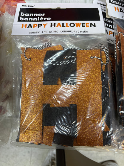 Guirnalda de brillos para Halloween