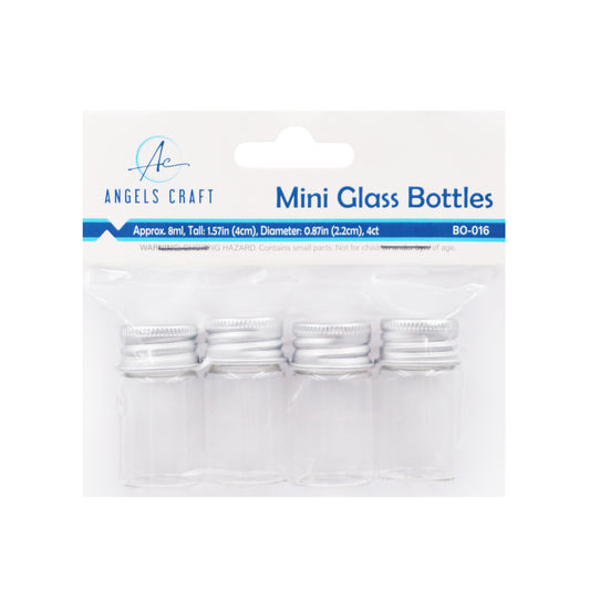 Glass Bottles 4ct