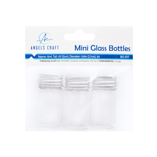 Glass Bottles 3ct