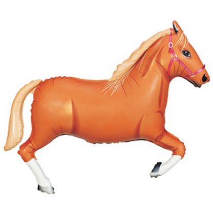 Globo Metalizado Caballo Color Tan 43"