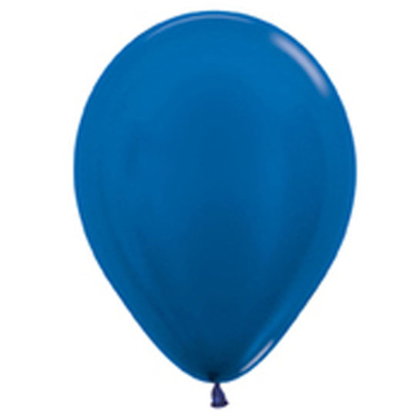 Betallatex Metallic Blue 100ct Latex Balloon 11"
