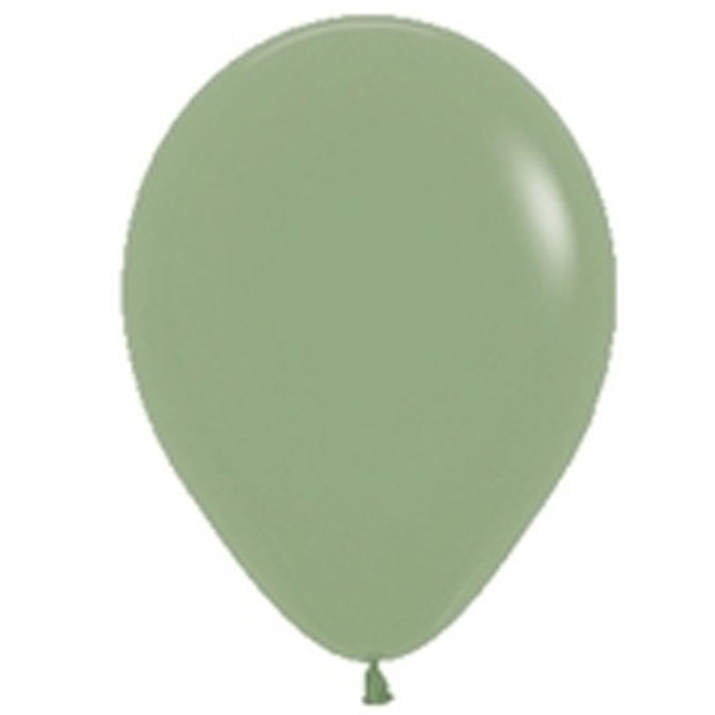 Globo de látex Deluxe Eucalipto 100 unidades 28 cm