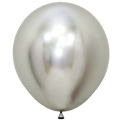 Betallatex Reflex Silver 15ct Foil Balloon 18"