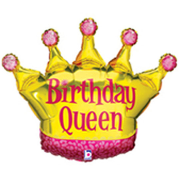 Birthday Queen Foil Balloon 36"
