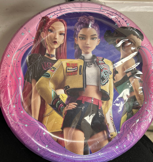 K-Pop Demon Hunters 7”Plates 8CT