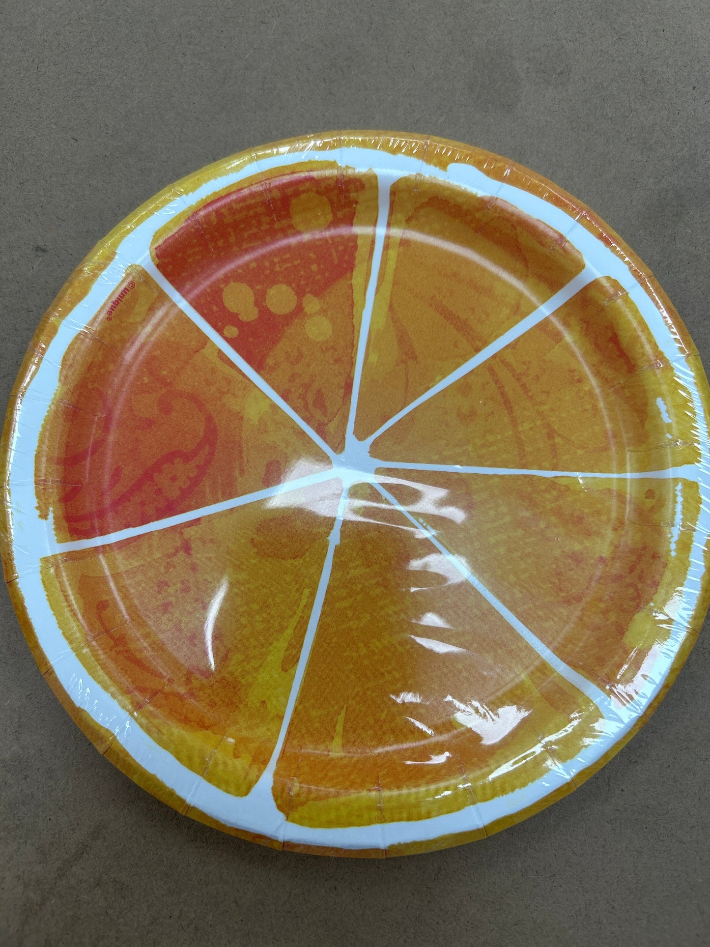 Orange Slice 7” Plates 8CT