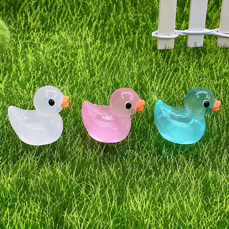Glowing Mini Resin Little Duck