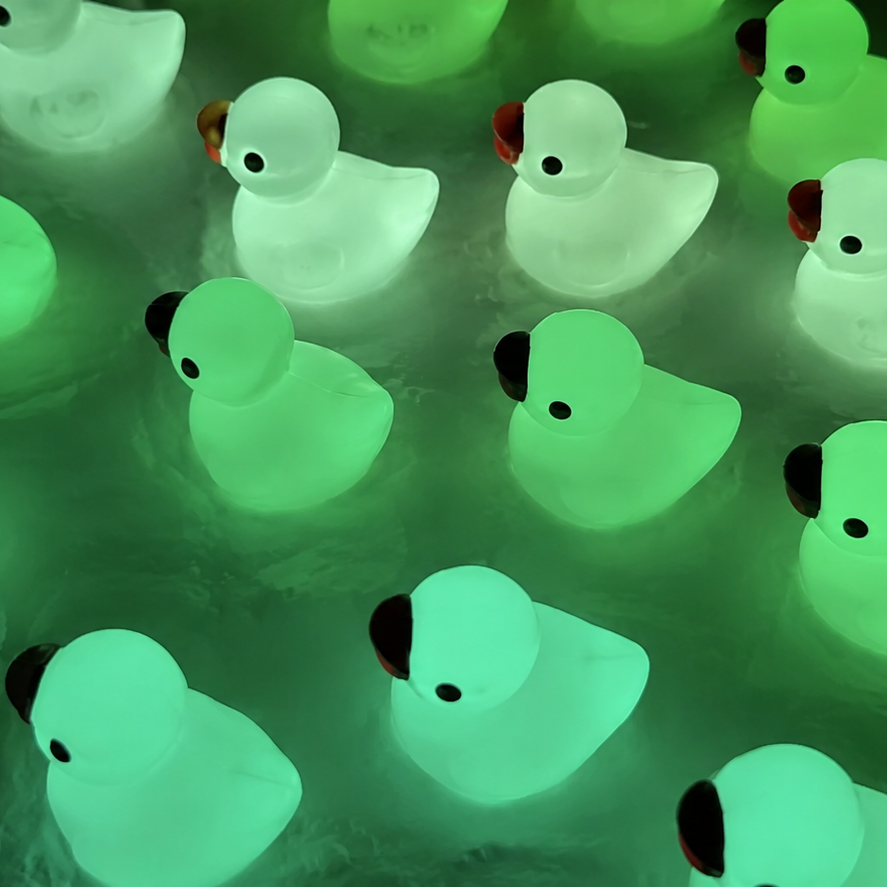 Glowing Mini Resin Little Duck