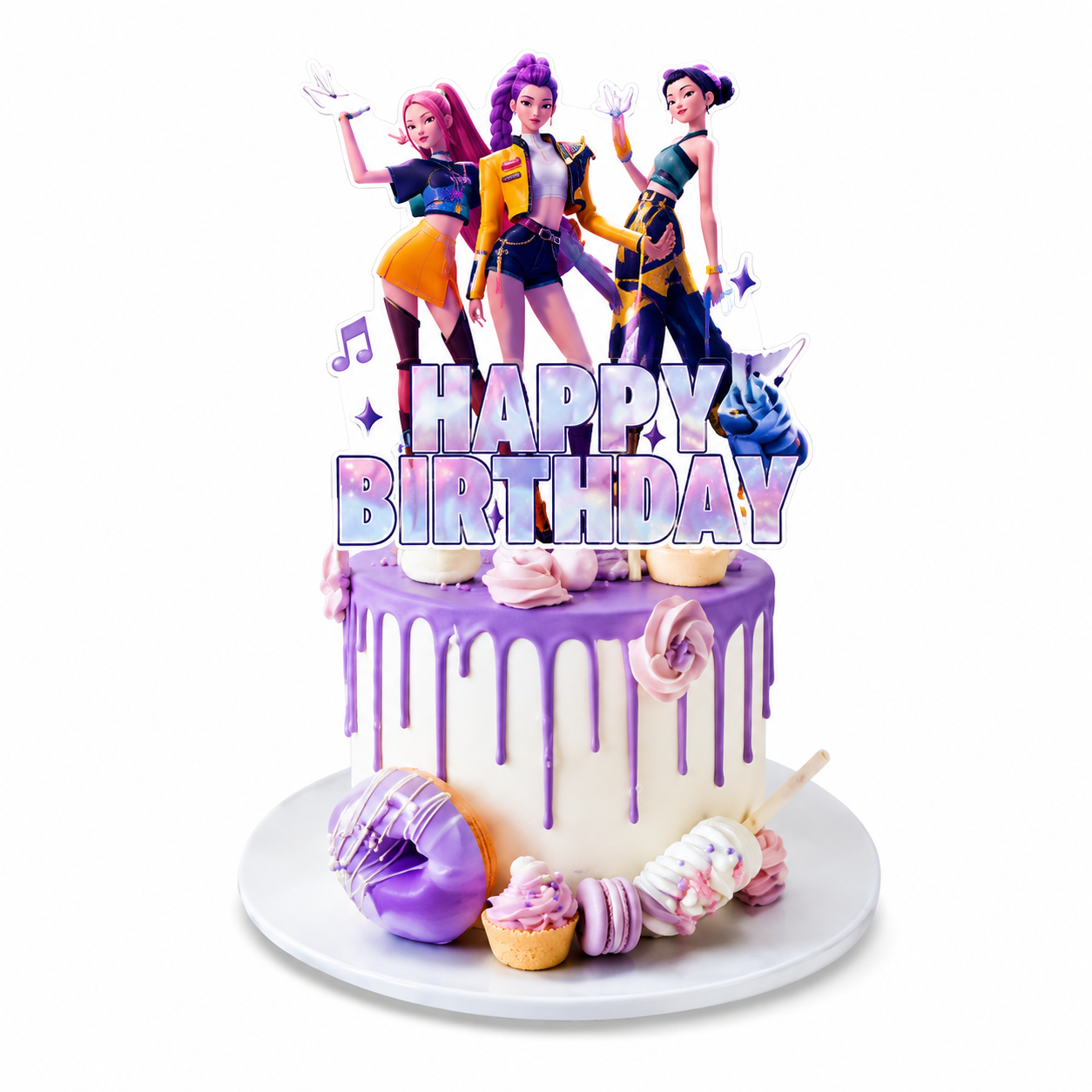 K-Pop Demon Hunter Cake Topper 1pc