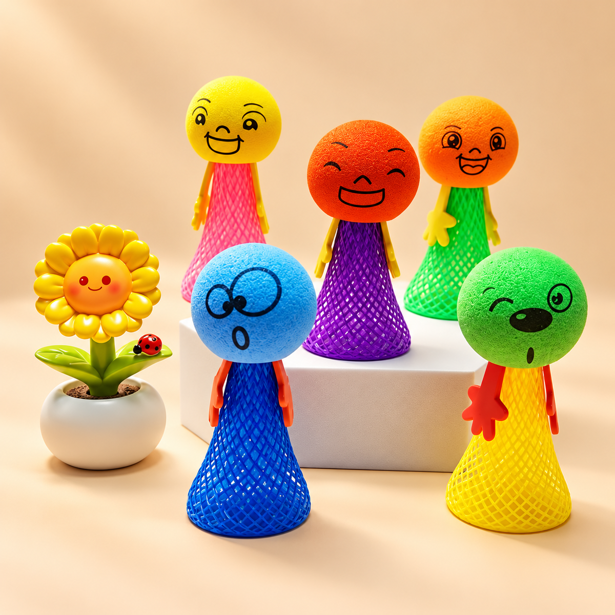 Smiley Bounce Pop-Up Toy
