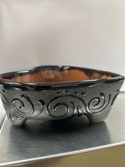 Plato Corazón Negro