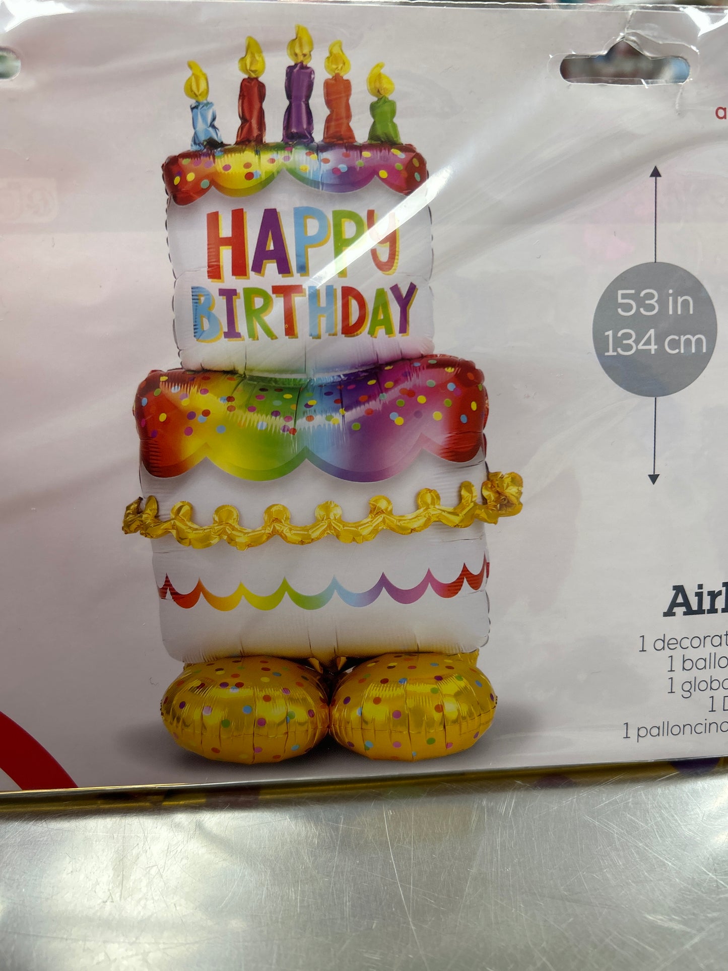 Airloonz Large Birthday Cake