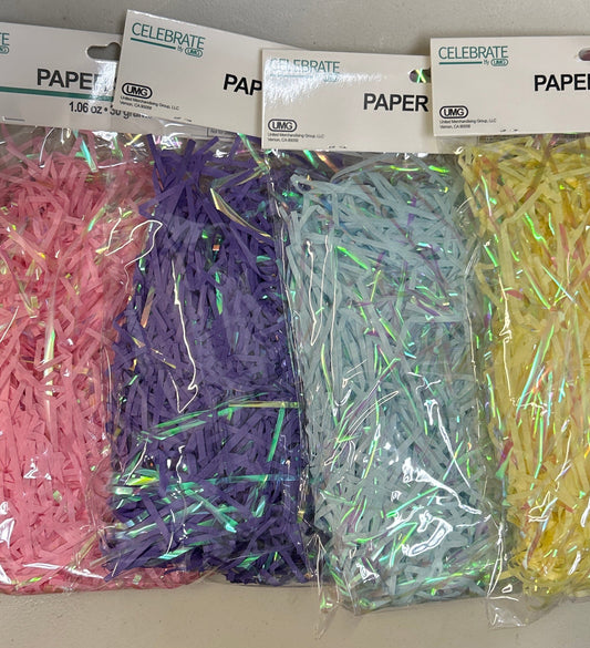 Shred Iridescent 4 Assorted pastel 30G