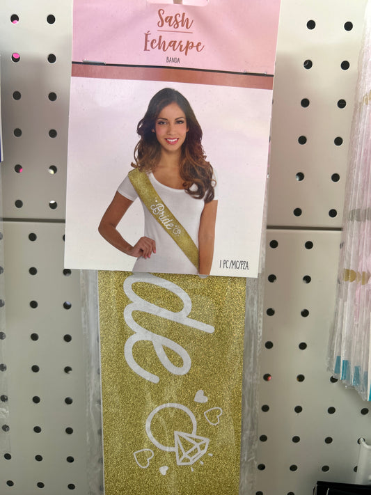 Bride Party Sash