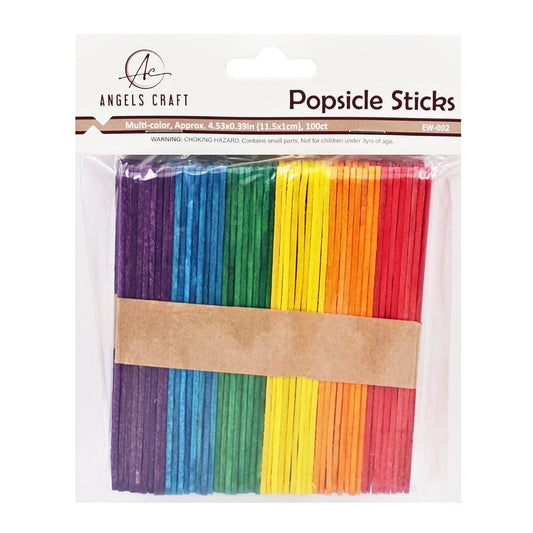 Popsicle Sticks Assorted Colors