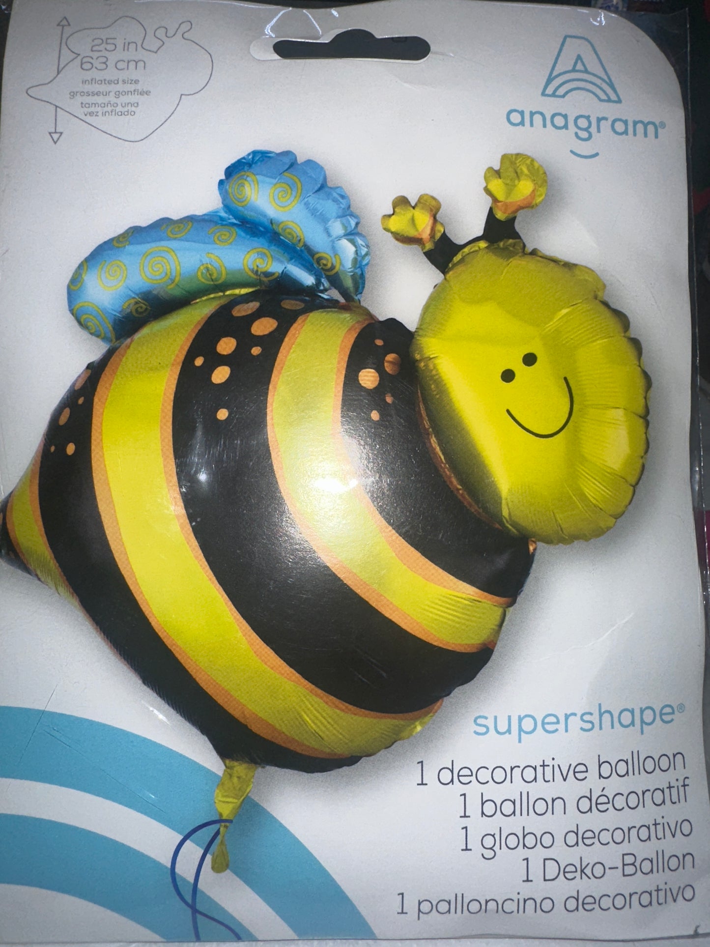Supershape Happy Bee Balloon