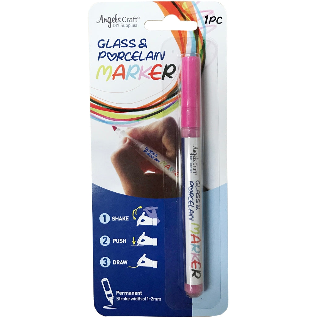 Marcador para vidrio/cerámica Rosa fuerte