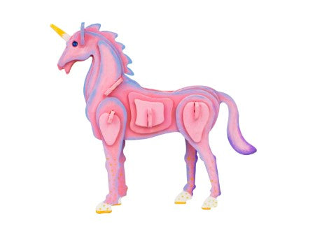 DIY 3D Puzzle/Paint Unicorn
