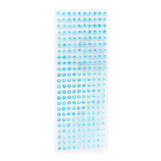 Stone Sticker Number 8 Ab Light Blue