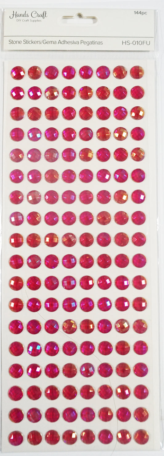 Stone Sticker 10 Fuchsia