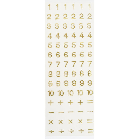 Stone Sticker Number 2 Gold