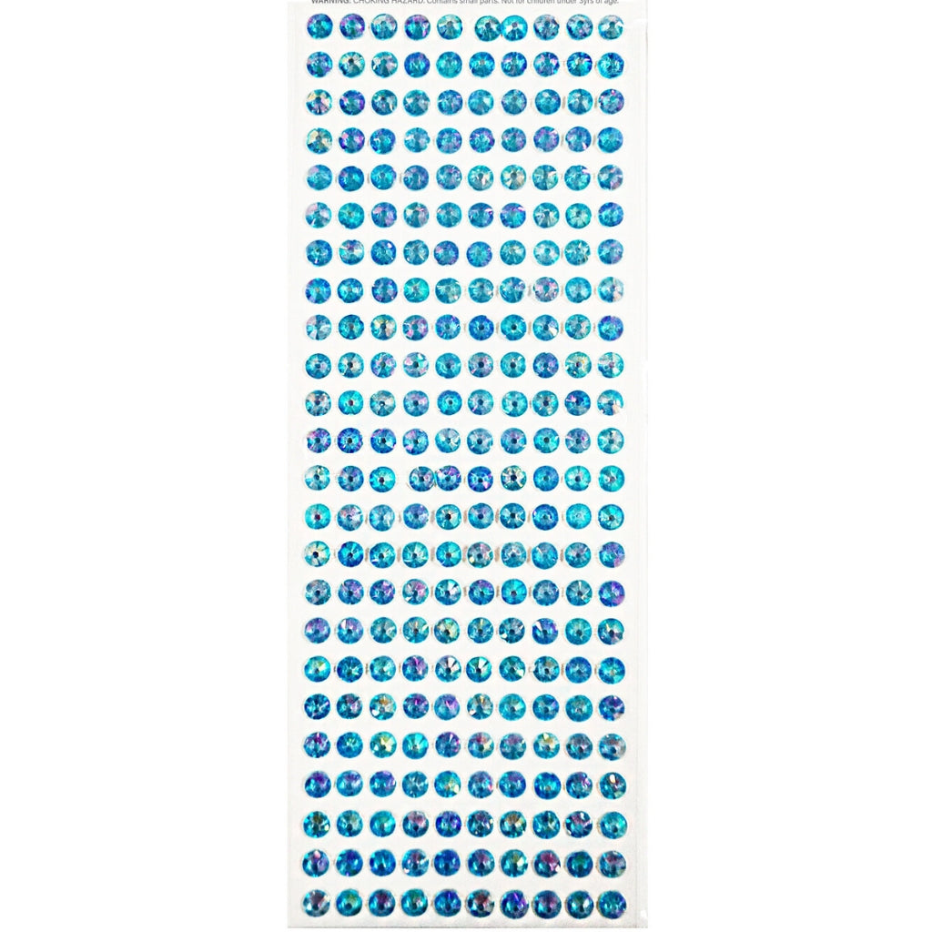 Stone Sticker Number 8 Blue