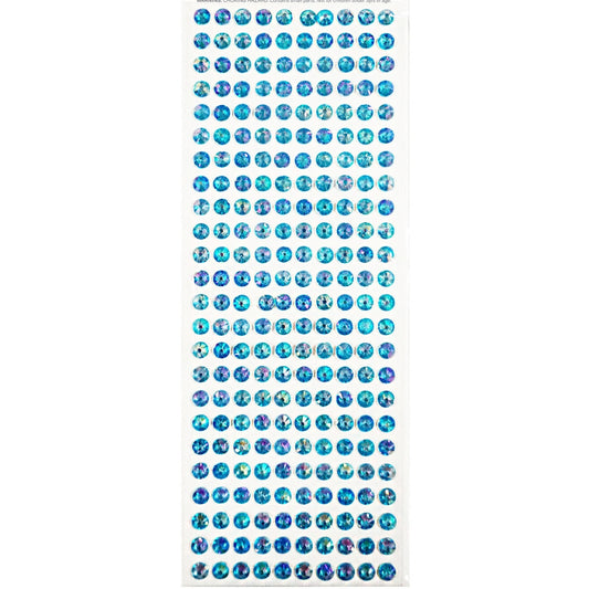 Stone Sticker Number 8 Blue