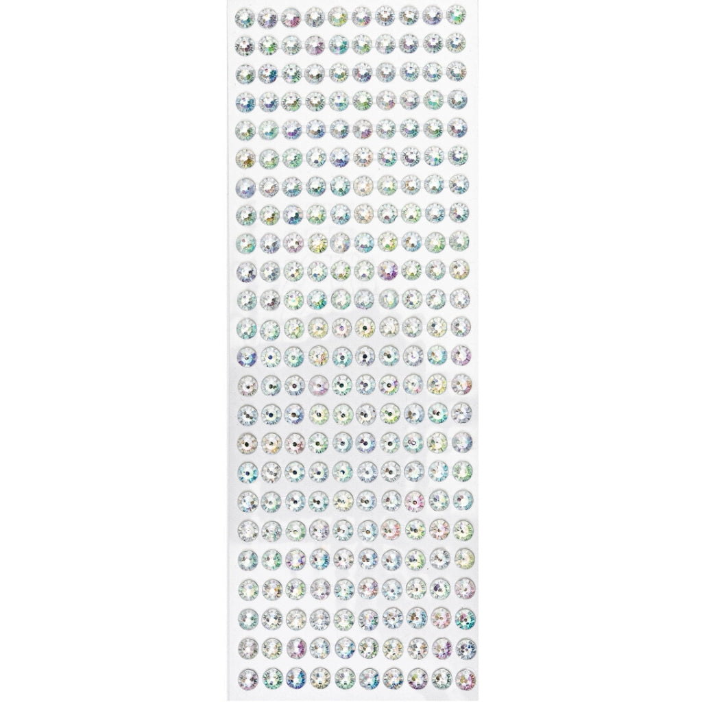 Pegatina de Piedra Número 8 Transparente