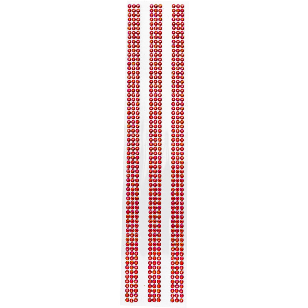 Pegatina de piedra número 4 roja