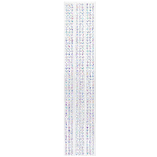 Stone Sticker Number 5 White