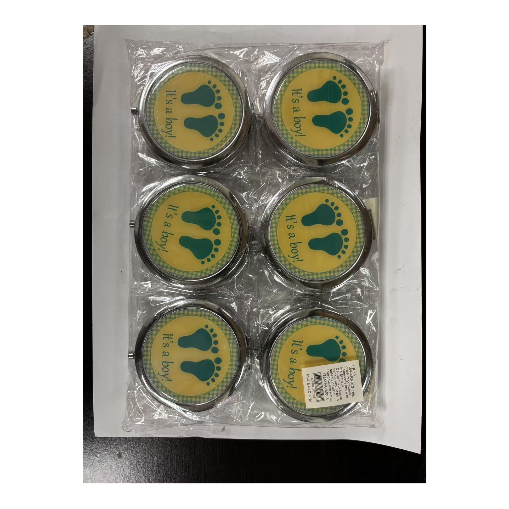 12 pcs Mirror It'S A Boy
