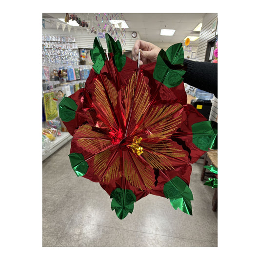 30" Poinsettia Flower Medium 120C10
