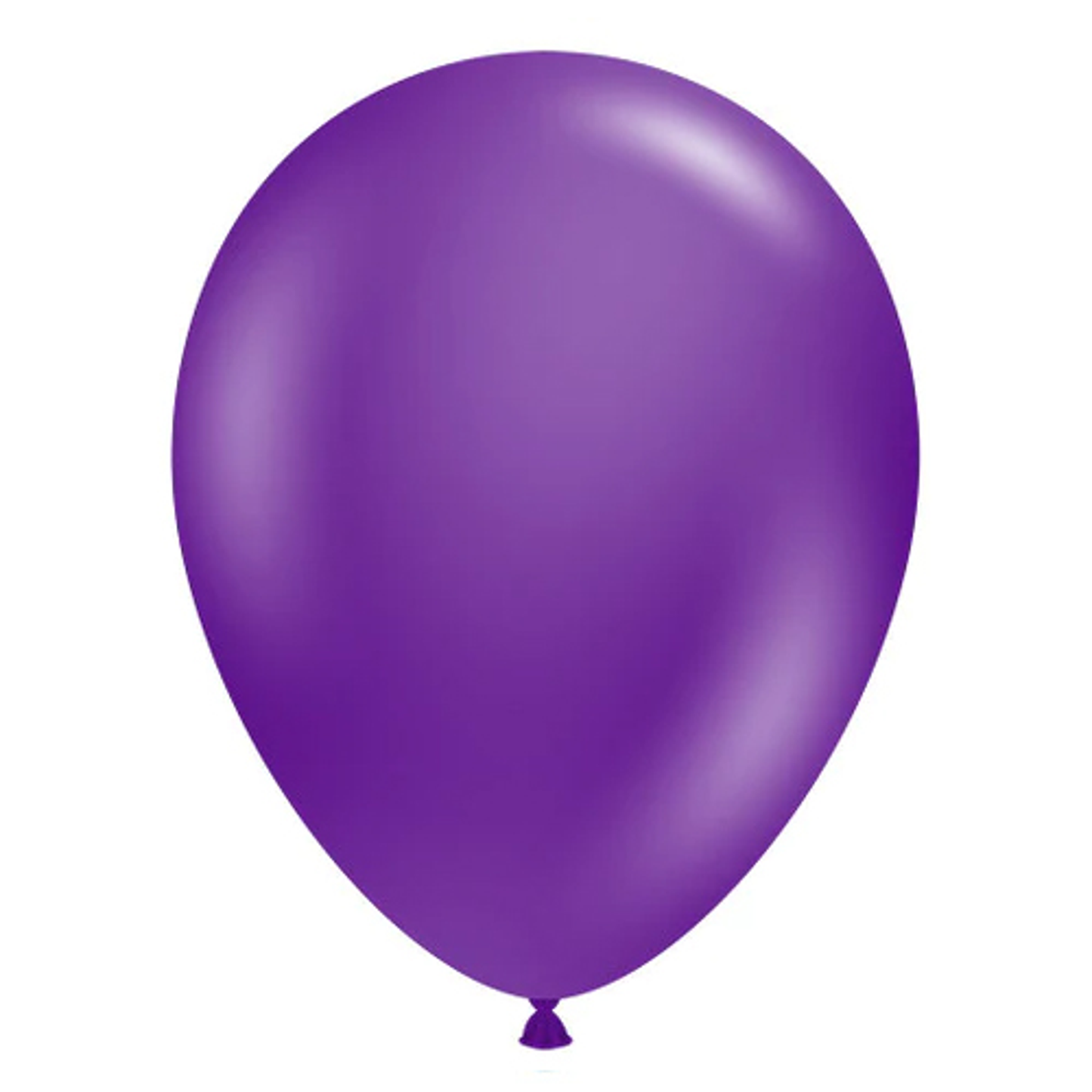 Globo de látex Tuftex ciruela púrpura de 100 unidades y 28 cm