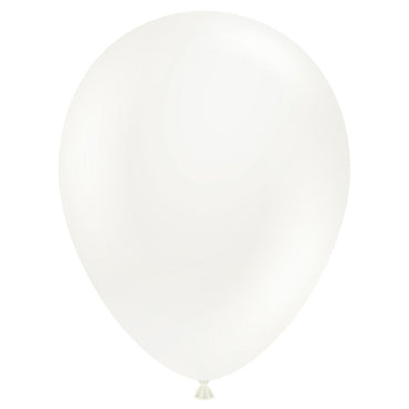 Tuftex White 50ct Latex Balloon 5"