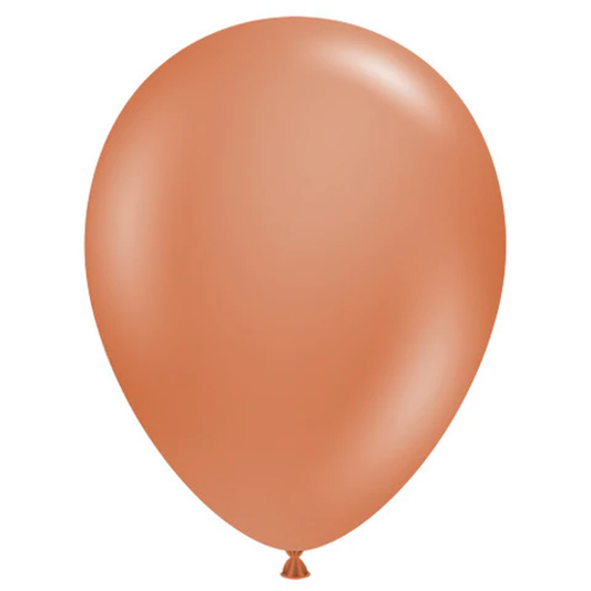 Tuftex Burnt Orange 50ct Latex Balloon 5"