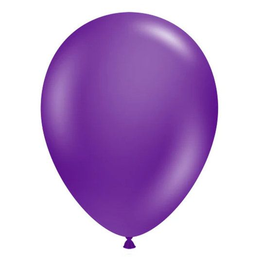 Tuftex Plum Purple 50ct Latex Balloon 5"