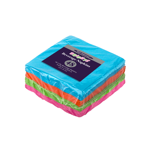 Neon Beverage Napkin