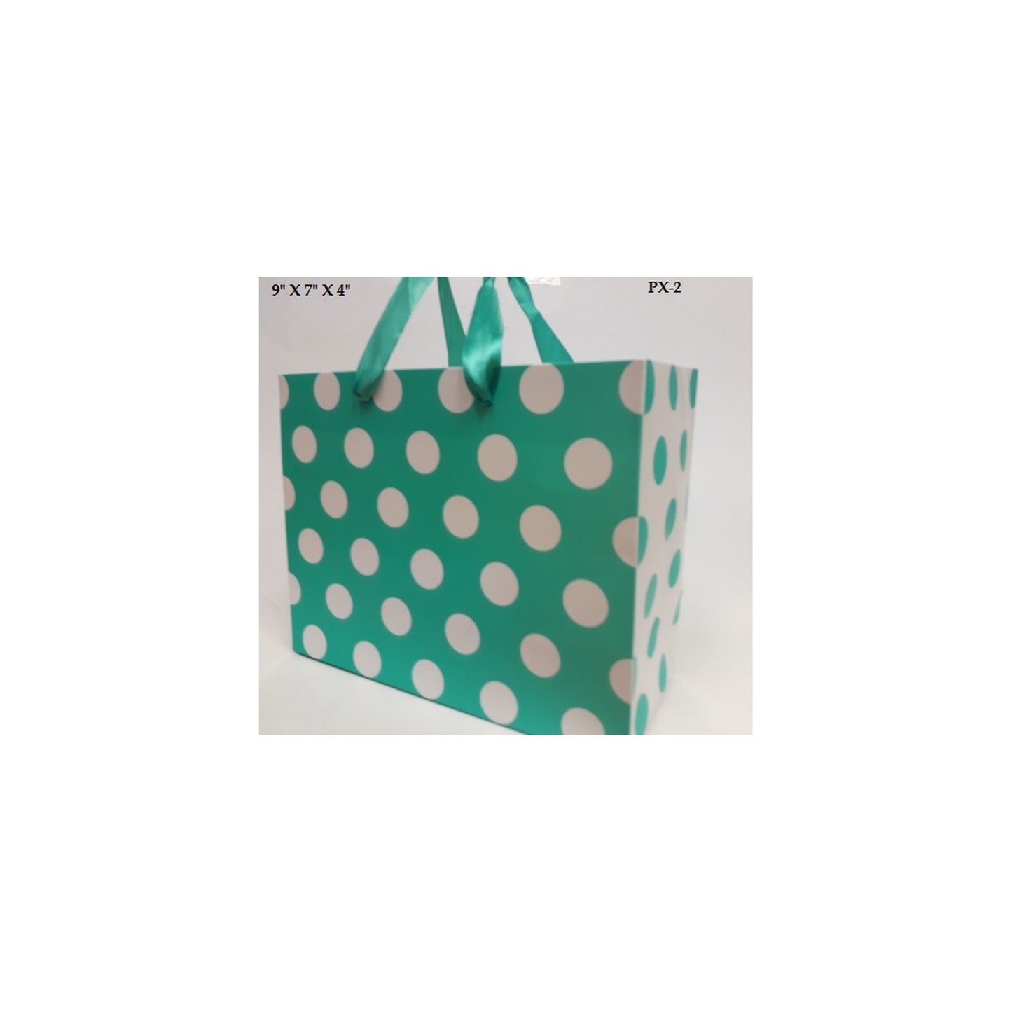 (c) Dotted Gift Bags Small 12pc