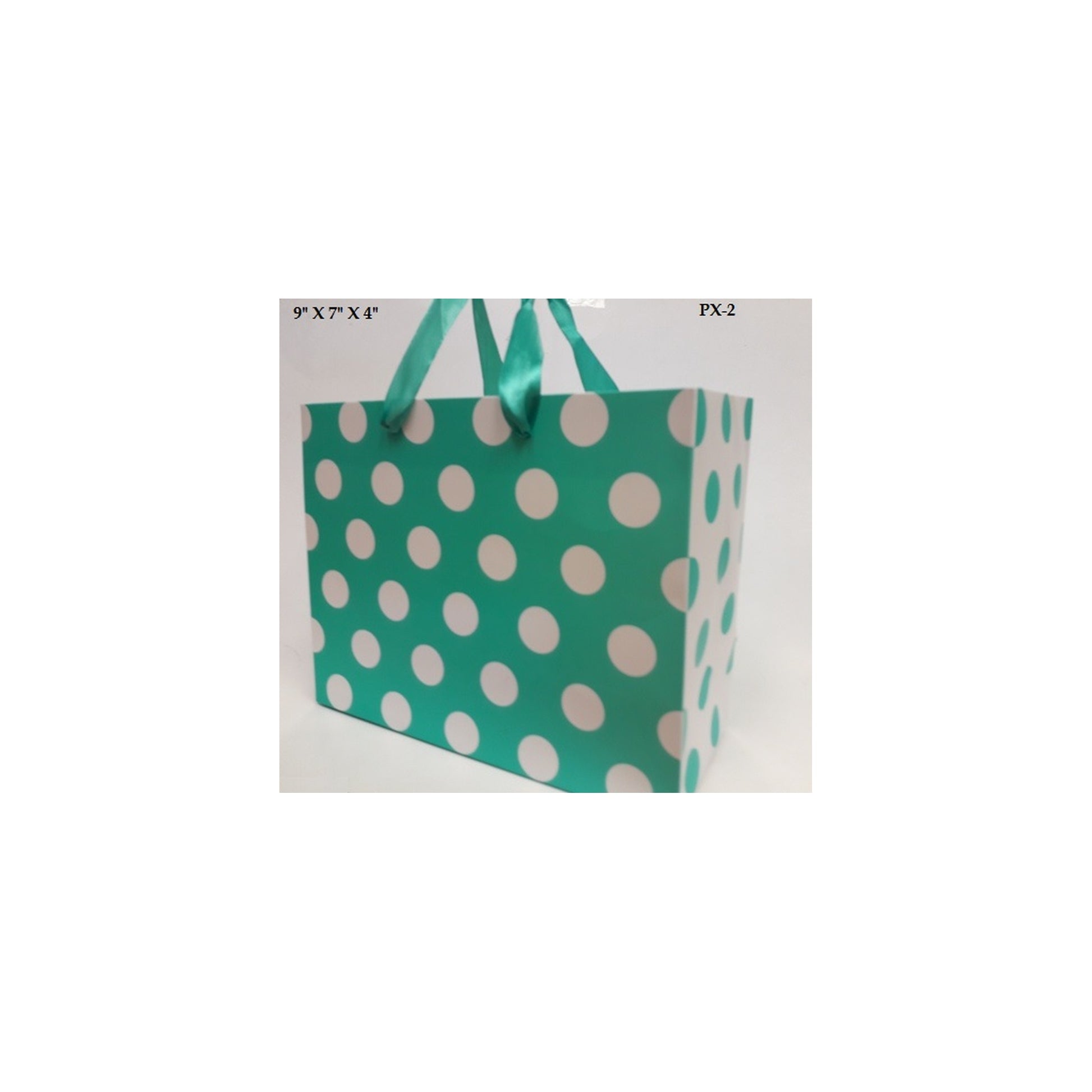 (c) Dotted Gift Bags Small 12pc
