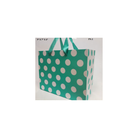 (c) Dotted Gift Bags Small 12pc