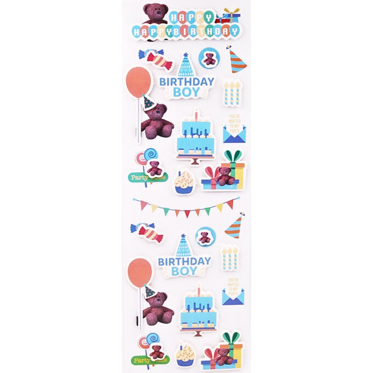 3D Sticker Happy Birthday Birthday-Boy