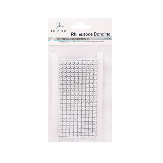 Pyramid Sparkle Rhinestone Silver