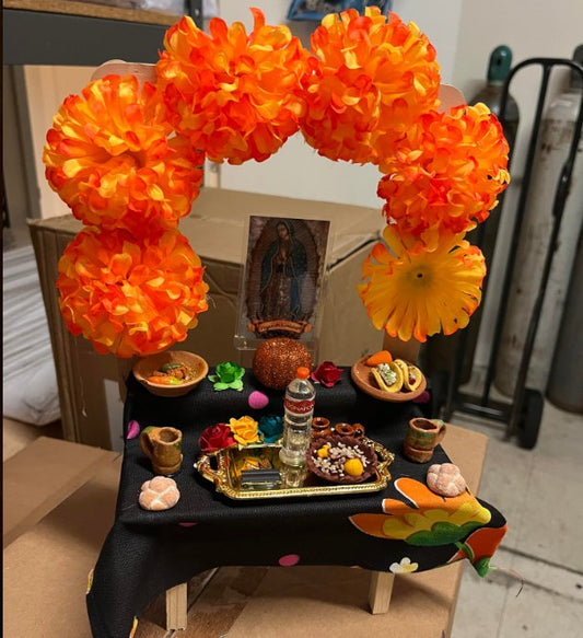 Small Table with Flower