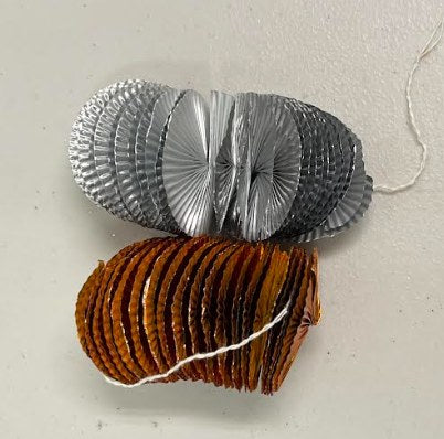 Espirales de papel de aluminio de Pc